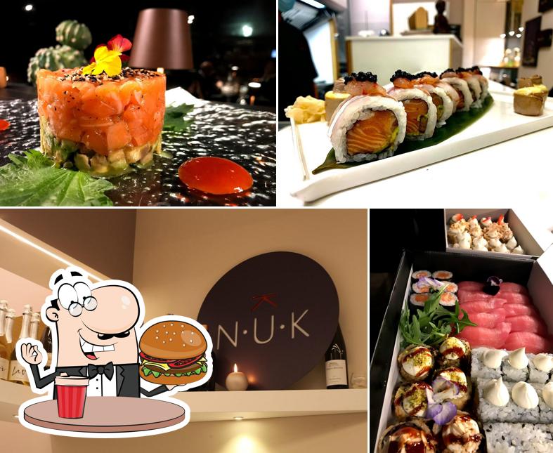 Prova un hamburger a Sama Sushi Lab