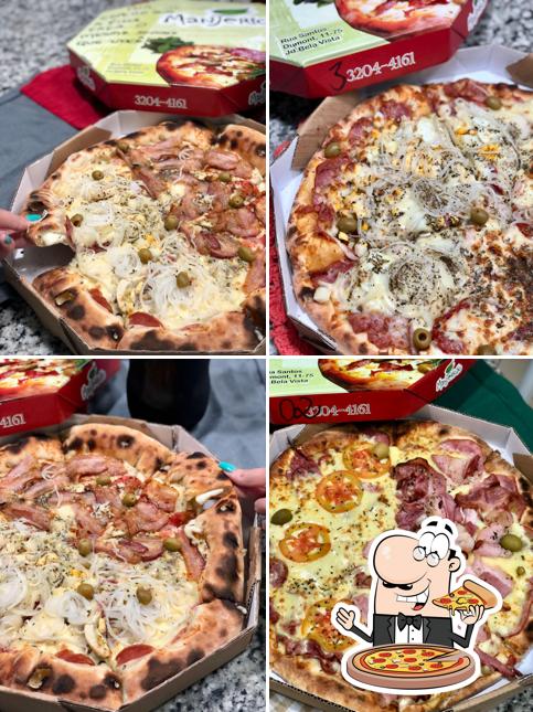 No Pizzaria La Manjericão, você pode pedir pizza