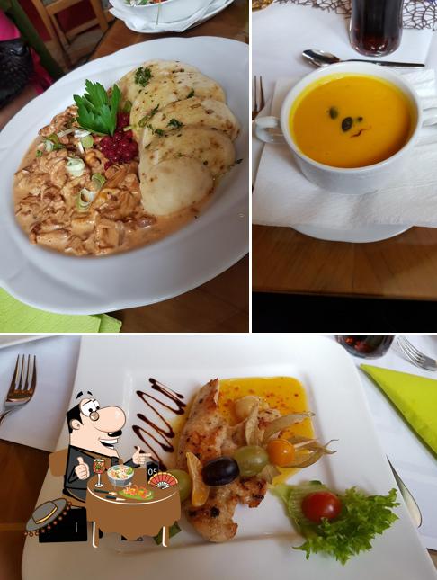 Блюда в "Restaurant Graues Schloß"