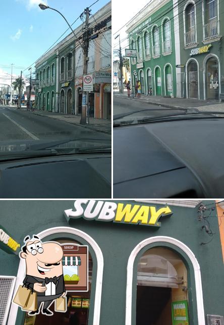 O exterior do Subway