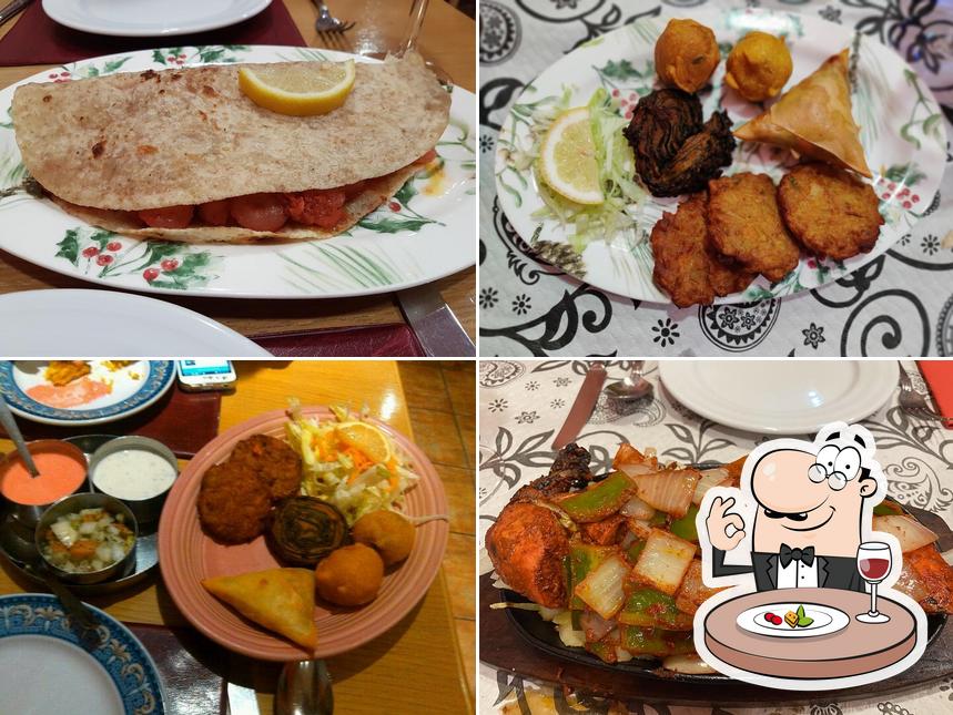 Food at Taste of India Restaurant