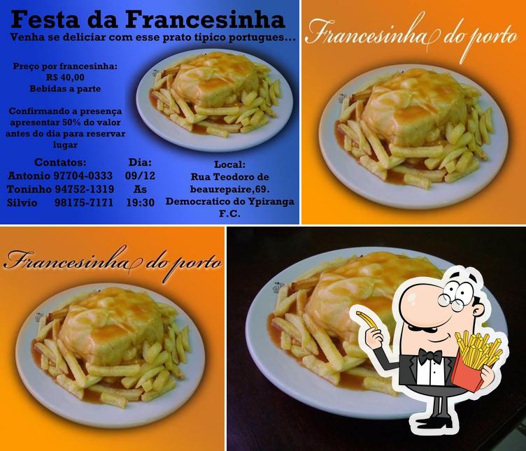 Prove fritas no A Francesinha do Porto