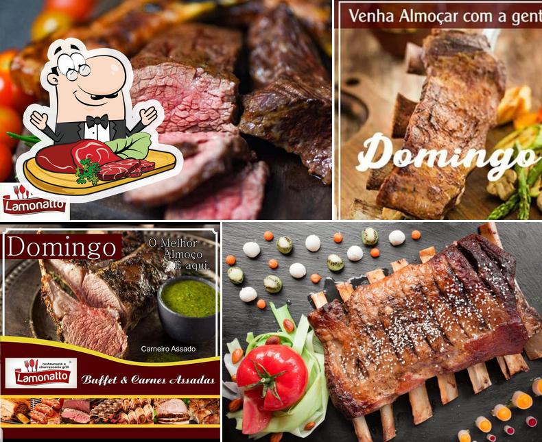 Peça refeições de carne no Lamonatto