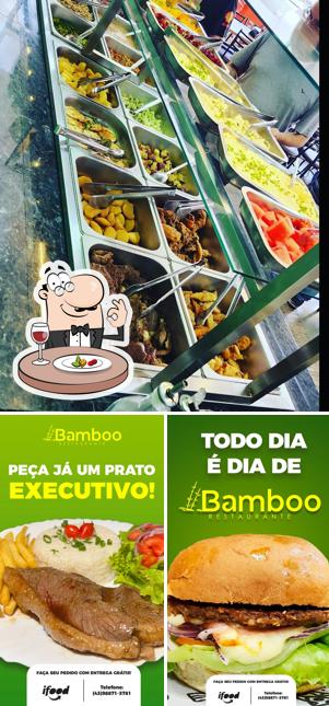 Sanduíche de carne de porco desfiada em Bamboo Restaurante