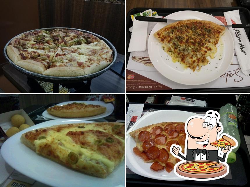 Peça diversos tipos de pizza