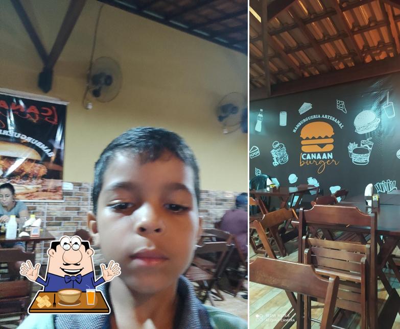 Comida em Canaan burger