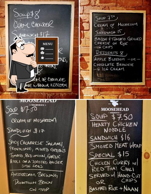 Découvrez le menu du jour sur le tableau