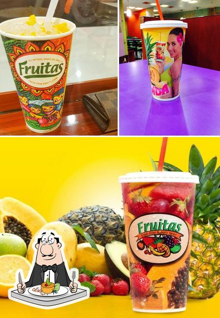 Check out the image depicting food and beer at Fruitas