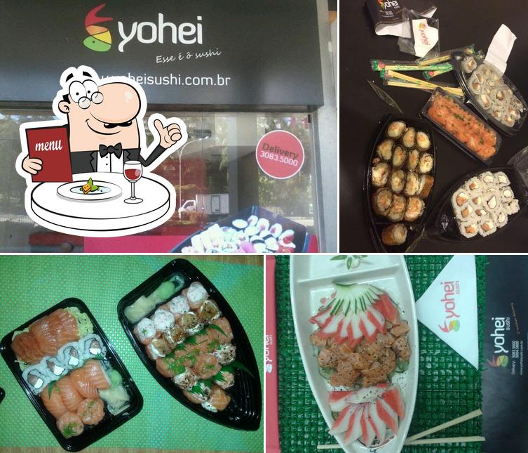 Еда в "Yohei Sushi"