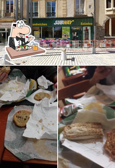 Nourriture à Subway