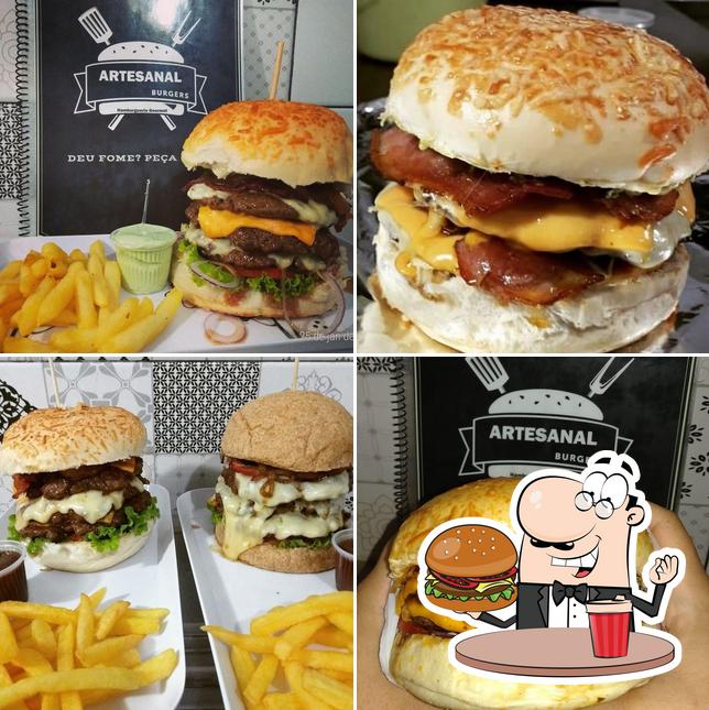 Delicie-se com um hambúrguer no Artesanal Burgers