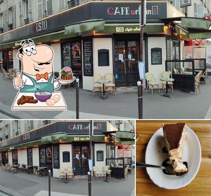 Café Urbain offre une sélection de desserts