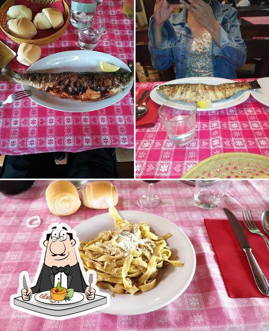 Еда в "Osteria alla Busa"