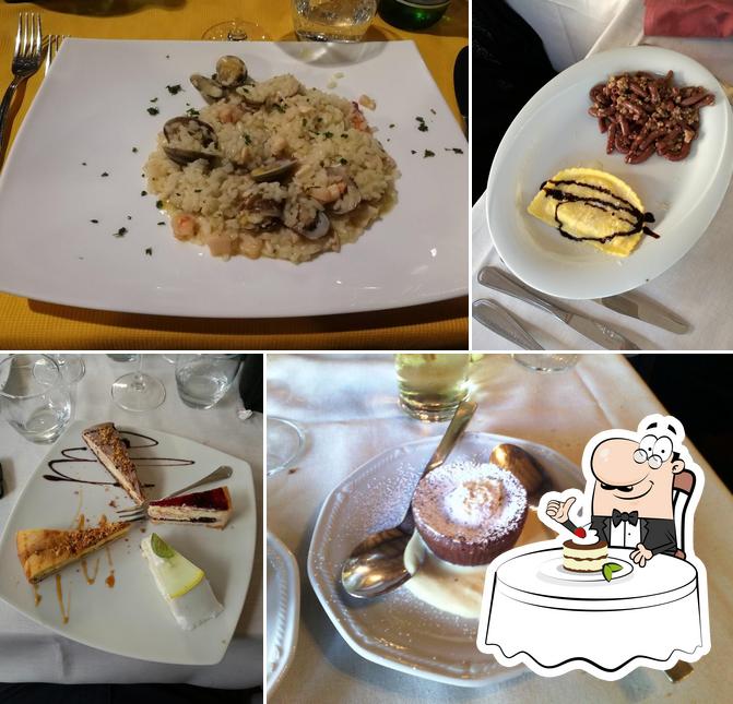 La Taverna della Rocca sert une éventail de plats sucrés