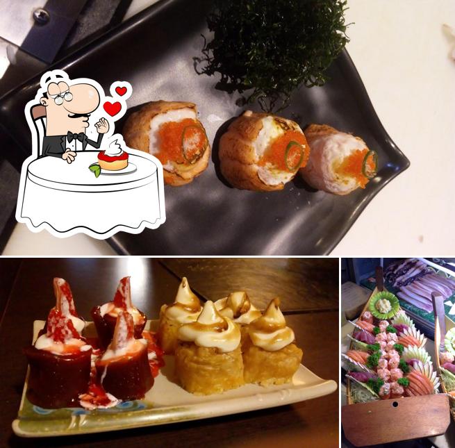 Restaurante Momiji provê uma variedade de pratos doces