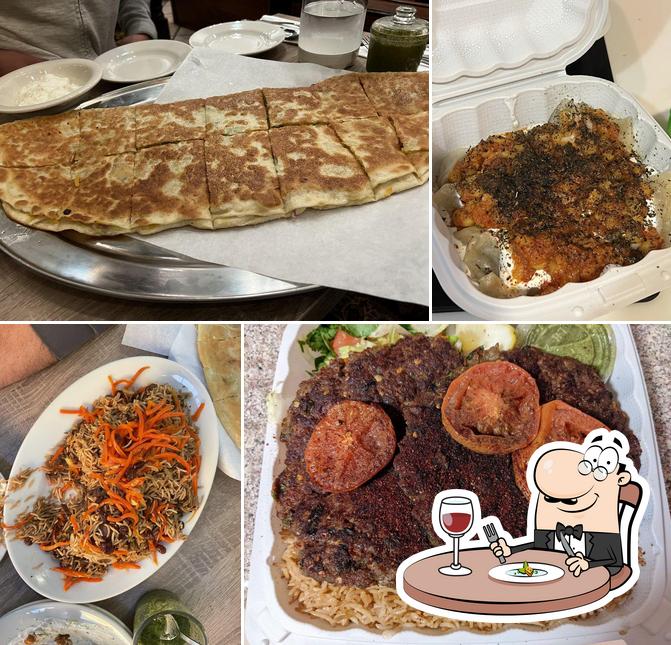 Food at Pachas Afghan Kabab House
