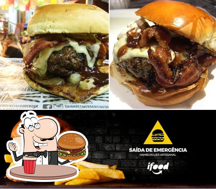 Experimente um hambúrguer no Saída de Emergência Food Truck