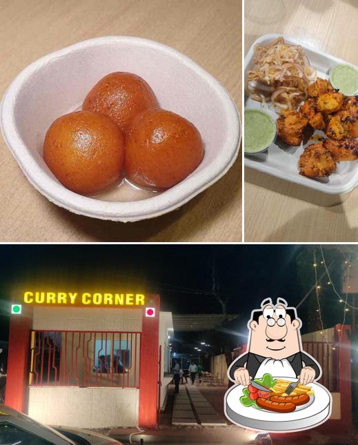 The photo of Curry Corner’s food and exterior