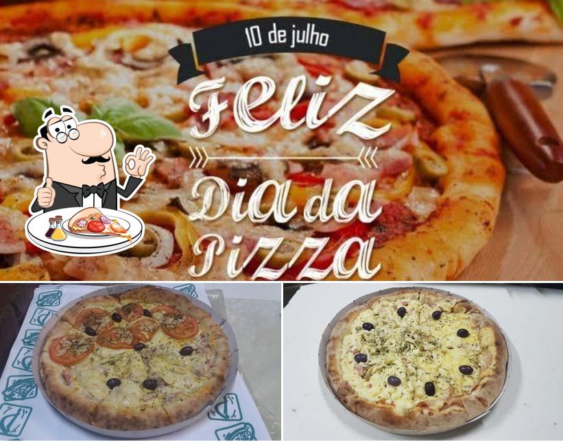 Escolha diferentes estilos de pizza