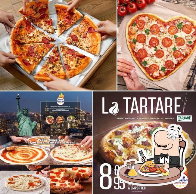 Essayez des pizzas à Pizza America "N°1 de la Pizza"