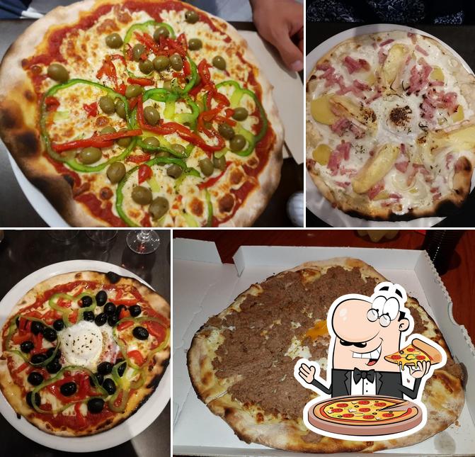 Essayez des pizzas à villa roma