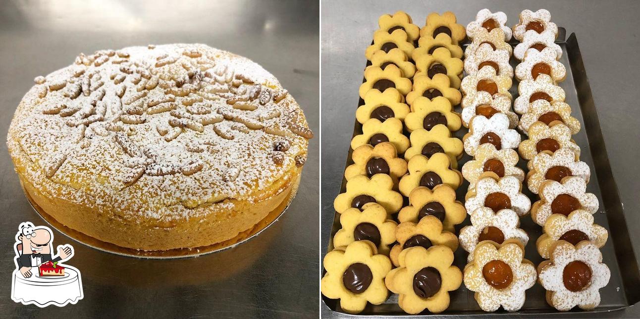 Panificio Pasticceria Pane Burro E Fantasia Di Landi Claudia sert une éventail de desserts