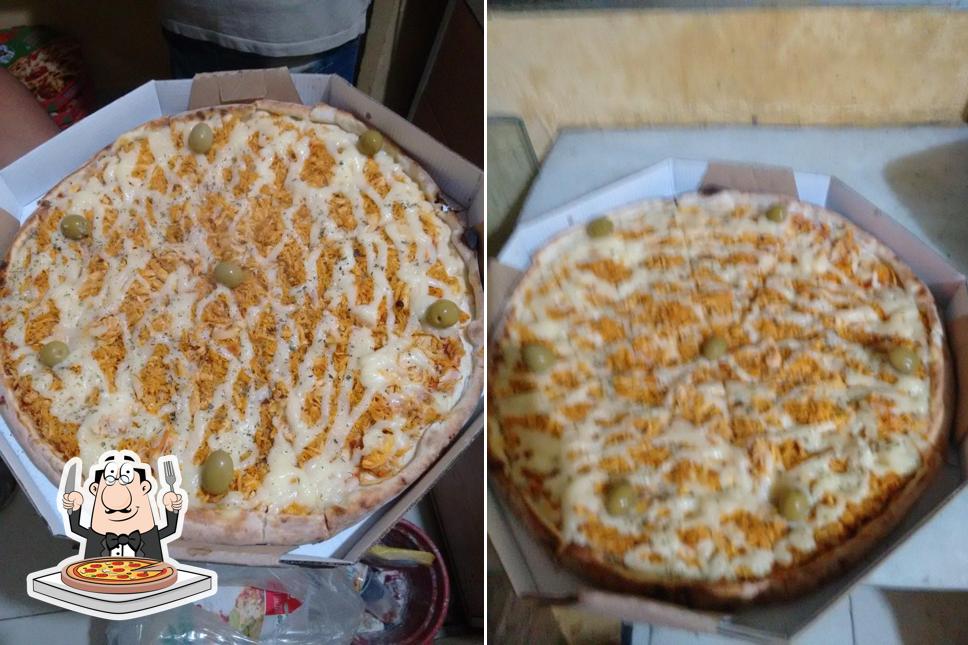 Peça diferentes variedades de pizza