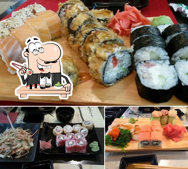 Essayez de nombreuses options de sushi