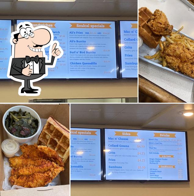 See the pic of Ali's Chicken & Waffles