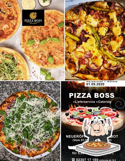 En Pizza Boss, puedes probar una pizza