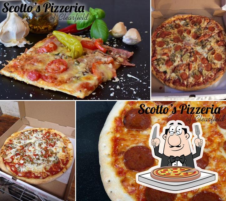 Pick pizza at Scotto's Pizzeria Italian Restaurant
