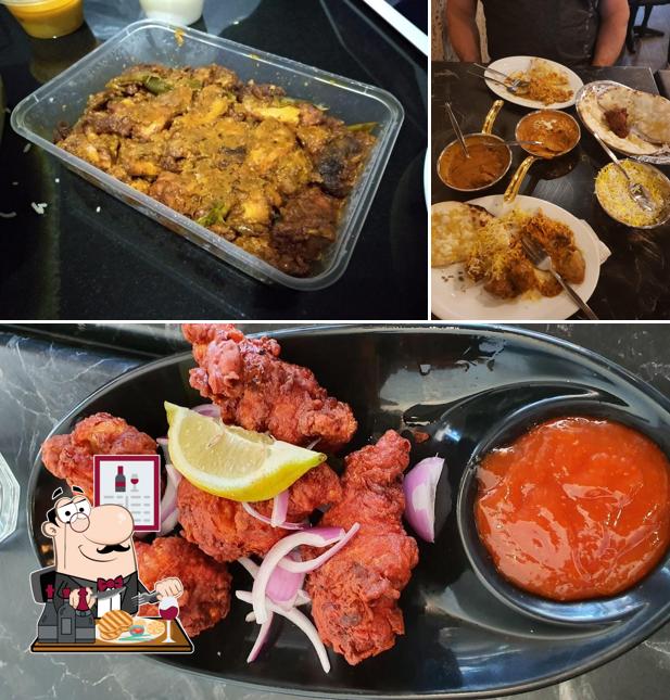 Elige un plato con carne en Biryani Corner