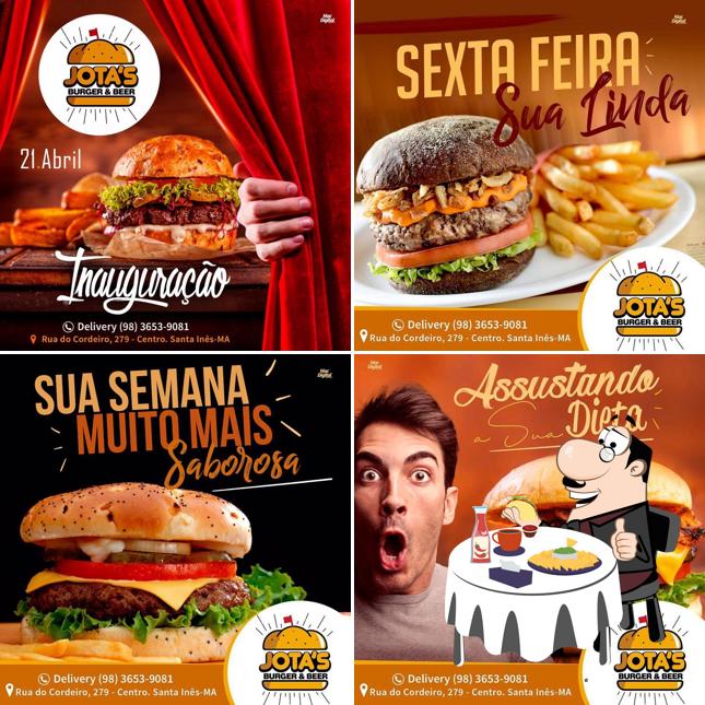 Hambúrguer em Jota's Burger