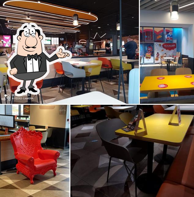 L'intérieur de Burger King