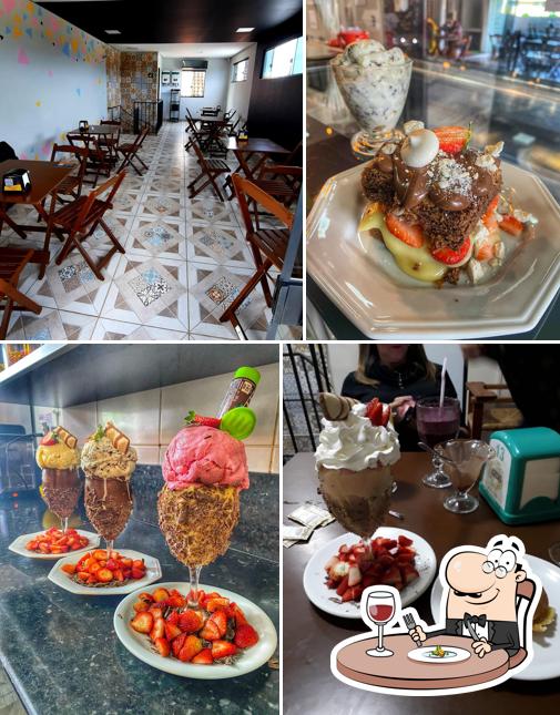 Comida em Jujuba's - Café e Sorveteria