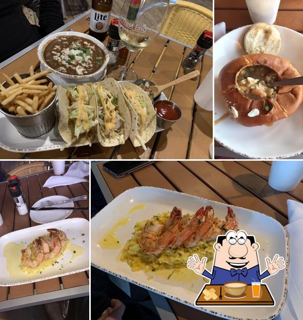 Food at The West End Marina and Restaurants