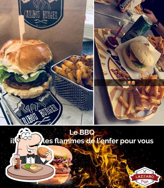 Prenez un hamburger à Lazzaro Pizza Pontivy