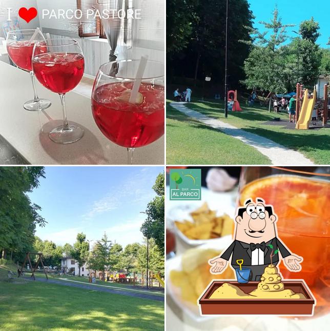 Guarda la foto che presenta la area giochi e bevanda di Bar al Parco