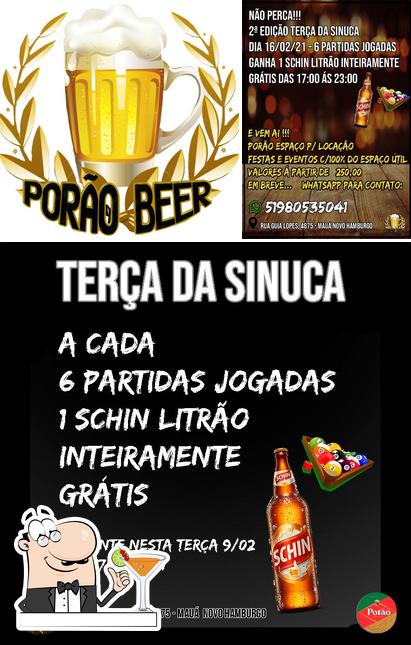 Prove uma bebida do menu