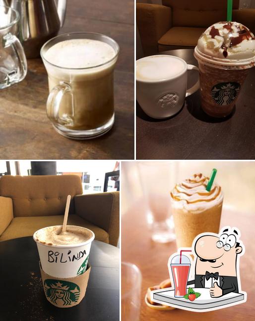 Enjoy a beverage at Starbucks Eastgate