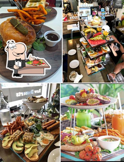 Try out seafood at Manic Organic Cafe