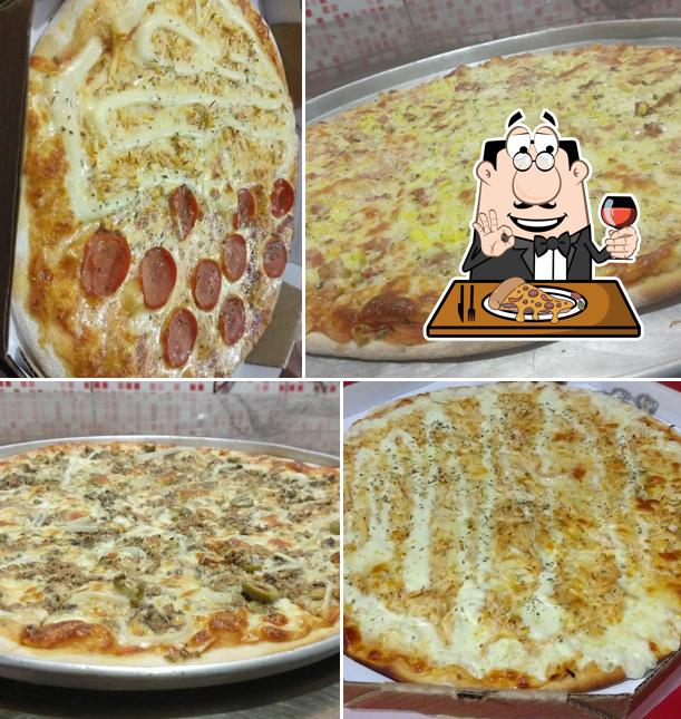 Peça diferentes estilos de pizza