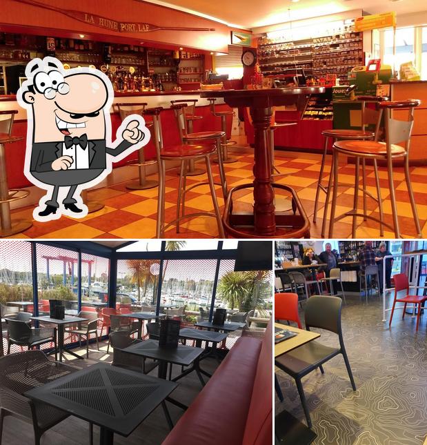 L'intérieur de La Hune Bar brasserie tabac jeux