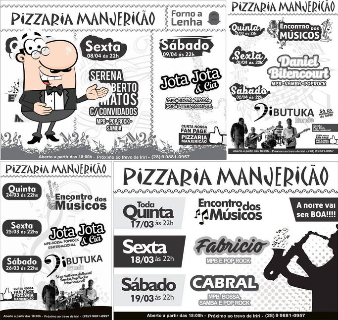 See this pic of Pizzaria Manjericão