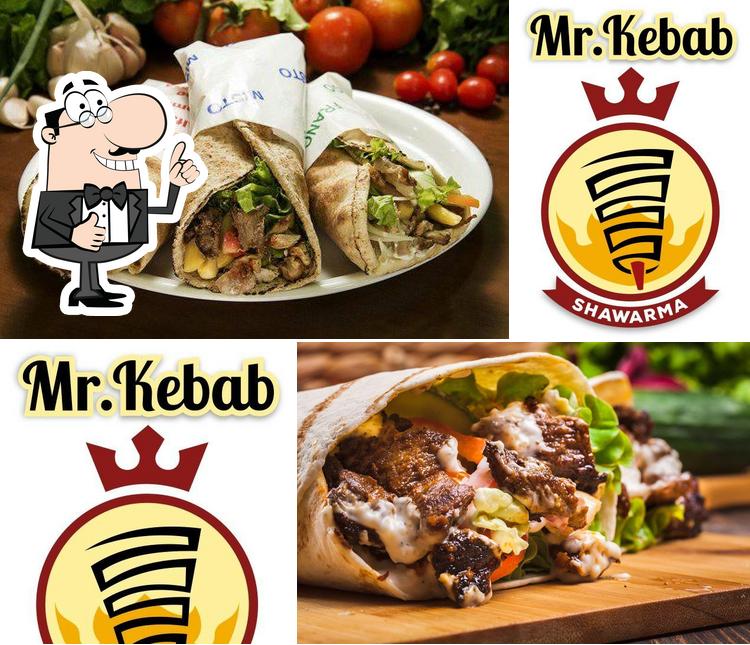 Look at this photo of Shawarma Mr. Kebab