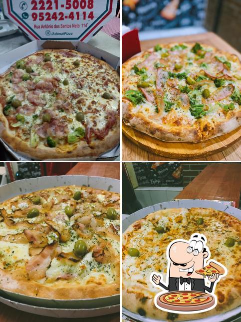 No Pizzaria Adonai, você pode conseguir pizza