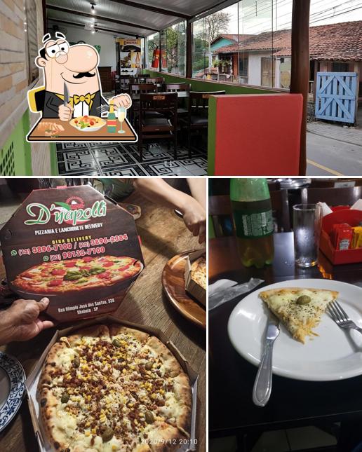 A imagem do D´napolli Pizzaria e Lanchonete Delivery’s comida e interior