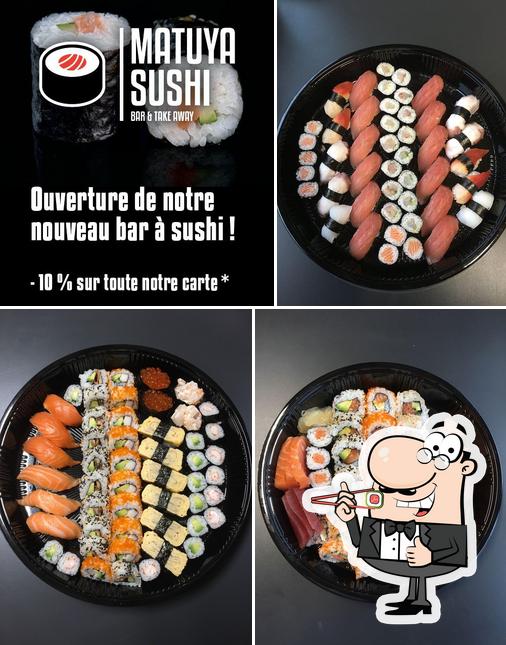 Les sushi sont disponibles à Matuya SUSHI