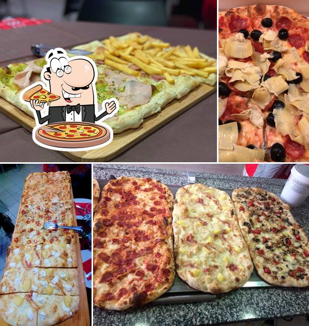 Scegli una pizza a Pizzeria Bucine