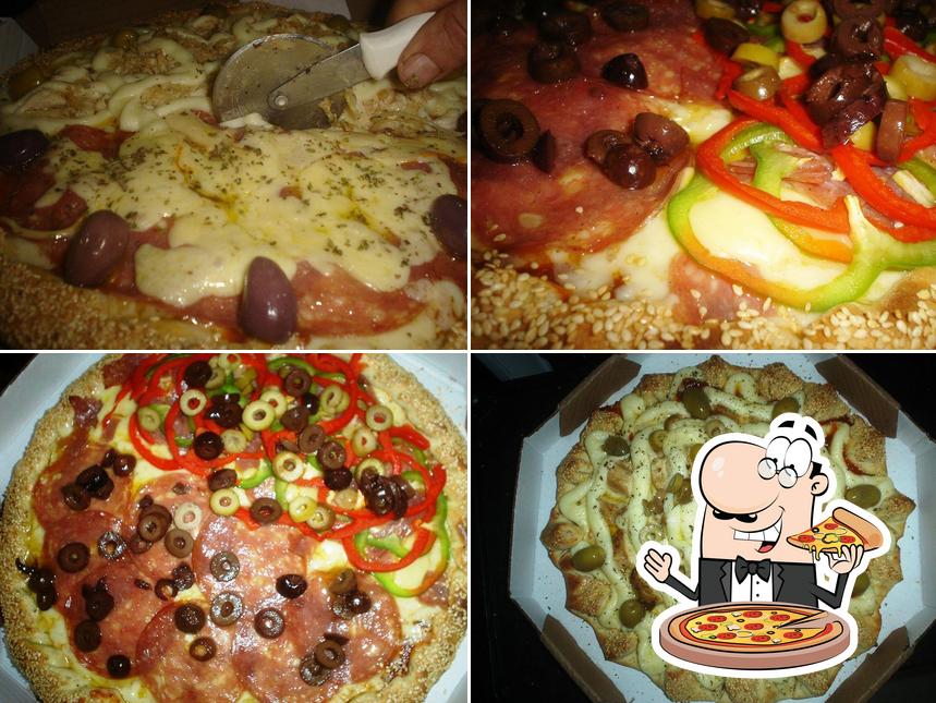 Peça diferentes estilos de pizza